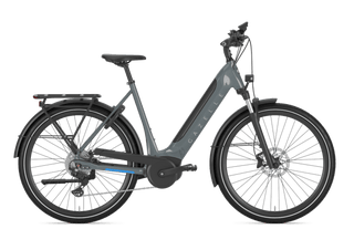 Gazelle Ultimate T10 Smart System, 625Wh Performance Line, Low-Step Thunder Grey Gloss 46cm