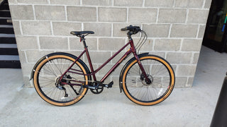 Kona Coco urban bicycle | non electric | 9-speed | Burgundy | Low Step Medium