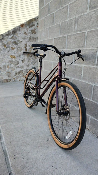 Kona Coco urban bicycle | non electric | 9-speed | Burgundy | Low Step Medium