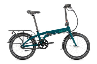 Tern Link D7i | acoustic folding bike | satin peacock green blue