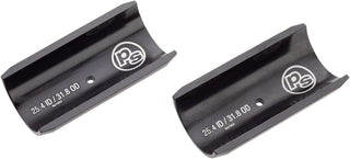Problem Solvers Handlebar Shim | 25.4 to 31.8mm, 60mm length | Black | Pair