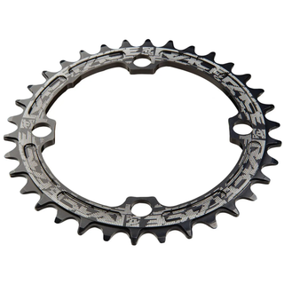 RaceFace Narrow Wide Chainring: 104mm BCD, 38t, Black