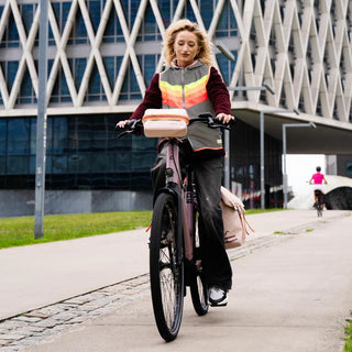 GoFluo Darkflow Body Glower | Vest with Hoodie | Size XS | Flourescent | Reflective | Water Repellent | Grey