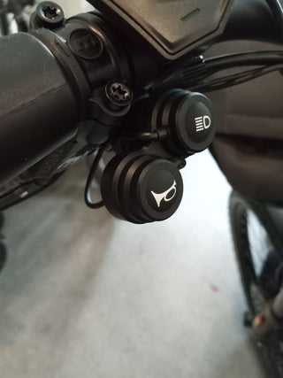 Riese & Muller | Horn Button | Supernova Magnetic | 120mm with U-Power connector | 210174