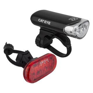 CatEye HL-EL135 LED Headlight and Taillight TL-135 LED Taillight Set | Black