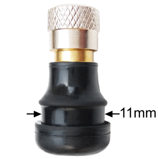 Scooter Valve Stem |  Straight | for Tubeless Tire