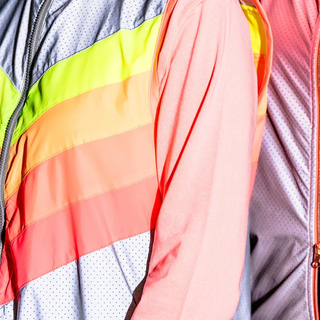 GoFluo Scarlett Body Glower | Vest | Size Large | Flourescent | Water Repellent | Grey Reflective