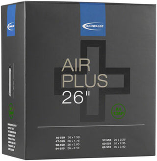 Schwalbe | Air Plus Inner Tube | AV13AP |  26 x 1.5-2.4" | Schrader