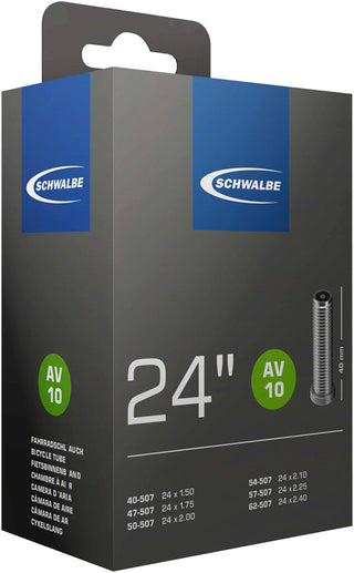 Schwalbe Standard Tube | 24 x 1.5 - 2.5 |  40mm | Schrader Valve | AV10