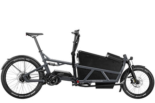 Riese & Muller | Load 60 Rohloff HS | Coal Grey Matte | Nyon  500Wh Battery | High Sidewalls with Tarpaulin | Glove Compartment | GX Option | Additional Chain Lock with Bag