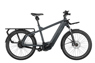 Riese & Muller | Multicharger2 GT Vario 750 | Grey/Black - 47cm | Kiox 300 | Front Carrier | Passenger Kit | GX Option | Chain Lock with Bag  | Bipod Kickstand