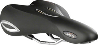 Selle Royal | Lookin Wide Saddle Comfort | Steel, Black, Unisex |260mmL x 219mmW