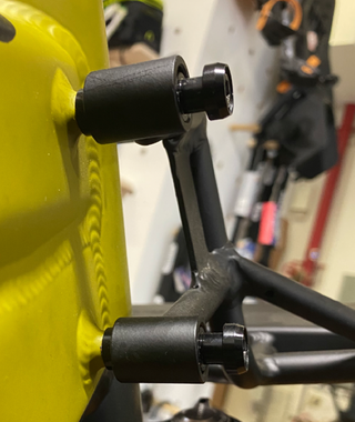 Riese & Muller | 4x Fabric Bottle Mount bolts and bosses | Long | for Front Carrier | SBK0169