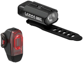 Lezyne | Hecto 500XL / KTV Headlight and Taillight Set: Black