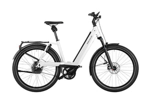 Riese & Muller | Nevo4 GT automatic | Pure White | 47cm | Kiox 300 | 750Wh | GX | Front Carrier with Bag | Chain Lock with Bag