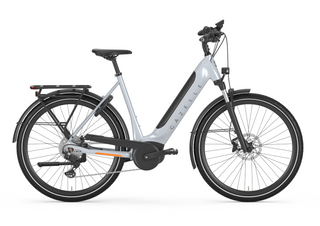 Gazelle Ultimate T10 Smart System, 625Wh Performance Line, Low-Step Frozen White Gloss 46cm