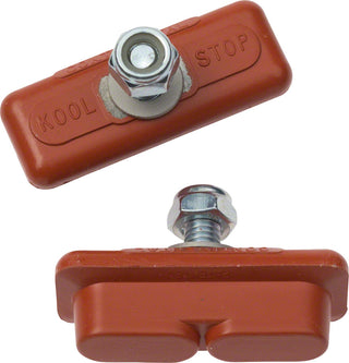 Kool-Stop Continental Pads | Salmon Compound | Brake pads | for Steel or Aluminum Rims