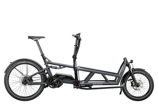 Riese & Muller | Load 60 Rohloff HS | Coal Grey Matte | Nyon  500Wh Battery | High Sidewalls with Tarpaulin | Glove Compartment | GX Option | Additional Chain Lock with Bag
