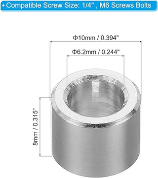 M6 Aluminum Spacer | Single