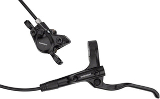 Shimano Alivio BL-MT200/BR-MT200 Disc Brake and Lever | Front, Hydraulic | Post Mount | Resin Pads, Black | 448336100