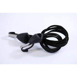 Gazelle elastic strap for rear rack | stainless-steel hook | black black | Short kort | bungee bungey